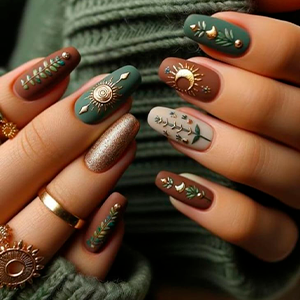 foto de manicura acrilica